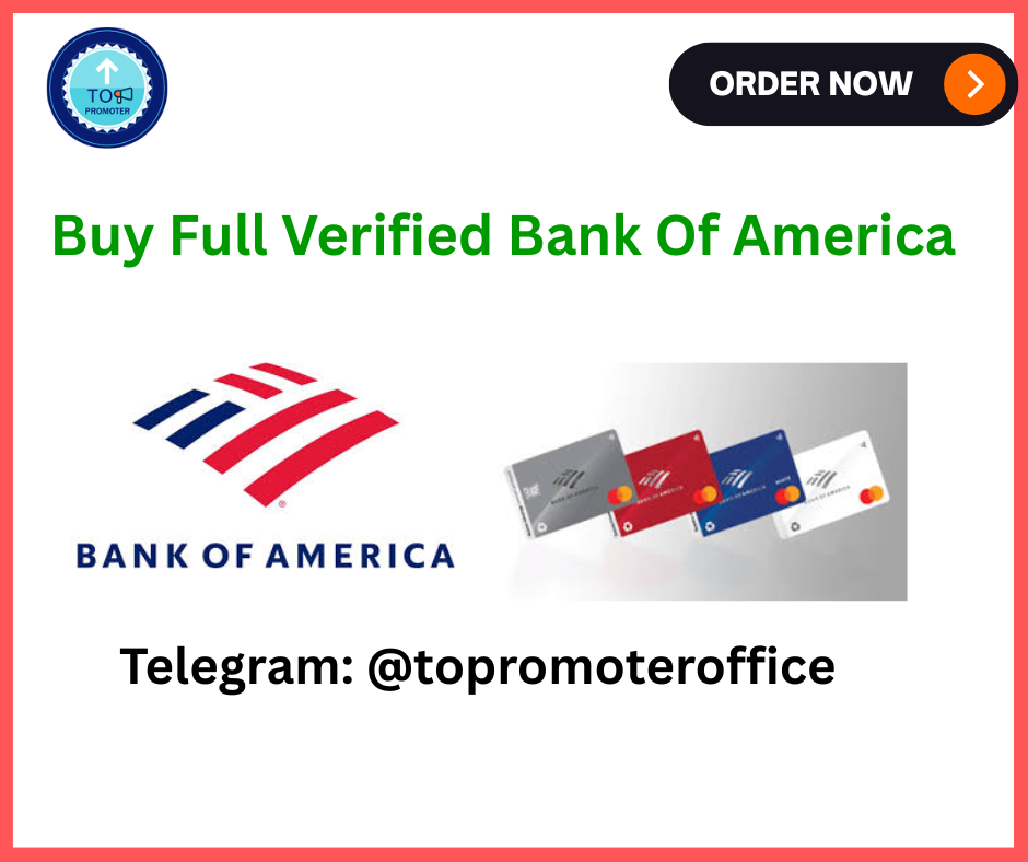 Buy Full Verified Bank Of America